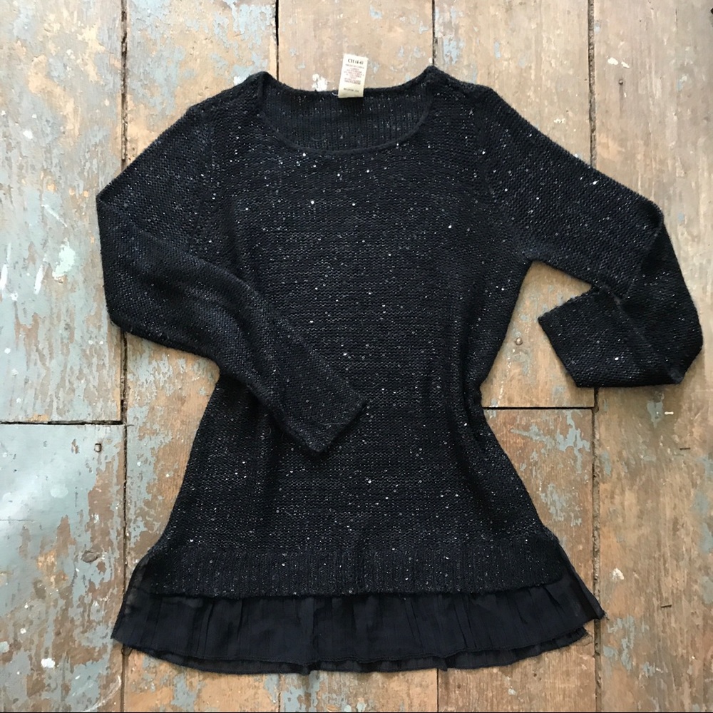 Sparkly Black Sweater